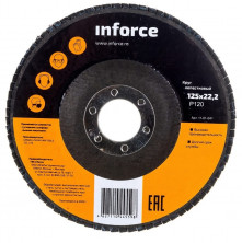 Круг лепестковый Inforce 11-01-041 P120 125x22,2 мм