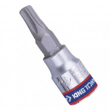 Бита торцевая King Tony 203708 1/4 дюйма Torx T8 37 мм с отверстием