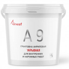 Грунтовка укрывная Аквест-9 белая 7 кг