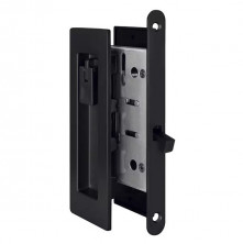Защелка с ручкой Armadillo SH.URB153.KIT011-BK 42393 для раздвижных дверей BL-26 черный
