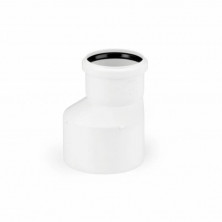 Переходник PP-H Rehau 11219941001 Дн 110х90 мм эксцентрический бесшумный