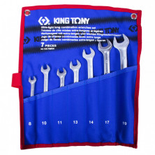 Набор комбинированных удлиненных ключей King Tony 12C7MRN01 8-19 мм 7 предметов