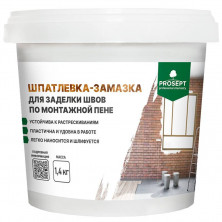 Шпатлевка-замазка Prosept Flastic 083-1 для заделки швов по монтажной пене 1,4 кг