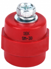 Изолятор силовой IEK SM30 M8 с болтом YIS11-30-08-B