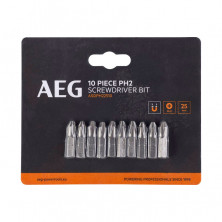 Бита AEG ASDPH22510 4932479511 РН2 25 мм 10 шт