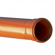 Труба наружная Политэк Easy Pipe 21101103 110х3,4х3000 мм с раструбом