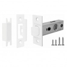 Защелка врезная Fuaro Plastic P12-45-25 42565 WH белый