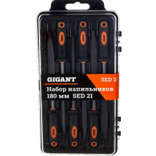Набор напильников Gigant SED 21 15696809 180 мм