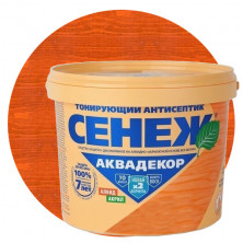 Антисептик тонирующий Сенеж Аквадекор 107 Каштан 0,9 кг