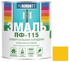 Эмаль Proremontt ПФ-115 желтая 1,9 кг