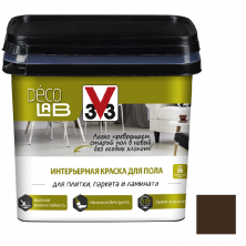 Краска для пола V33 Decolab шоколад 0,75 л