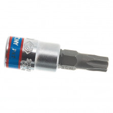 Бита торцевая King Tony 203730 1/4 дюйма Torx T30 37 мм с отверстием