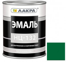 Эмаль Лакра НЦ-132 глянцевая зеленая 0,7 кг