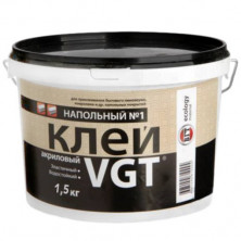 Клей акриловый VGT Напольный №1 Эконом 1,5 кг