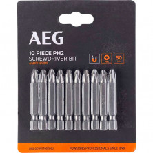 Бита AEG ASDPH25010 4932479504 РН2 50 мм 10 шт