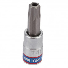 Бита торцевая King Tony 203740 1/4 дюйма Torx T40 37 мм с отверстием