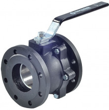 Кран шаровой чугунный Giacomini R740FLY015 R740F Ду 150 Ру16 фланцевый