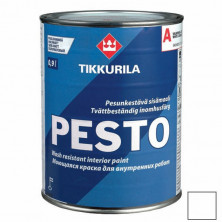 Эмаль алкидная Tikkurila Pesto полуматовая А 9 л