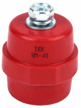Изолятор силовой IEK SM40 М8 с болтом YIS11-40-12-B