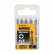Биты ударные DeWalt Impact Torsion DT7390T PZ1х50 мм 5 шт