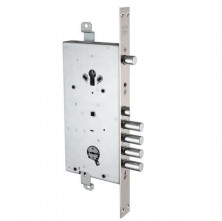 Замок врезной двухсистемный  Mottura  54.J936M-S My Key  33453 левый
