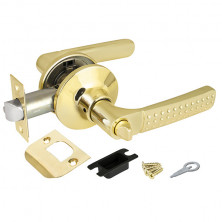 Ручка защелка Рunto DK626 PB-BK 36849 фиксатор золото  