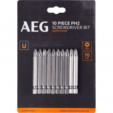 Бита AEG ASDPH27010 4932479507 РН2 70 мм 10 шт