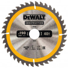 Диск пильный по дереву Dewalt Construction DT1945-QZ 190х30х1,7 мм