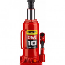 Домкрат бутылочный гидравлический Stayer Red Force 43160-10_z01 10 т 230-460 мм