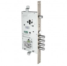 Замок врезной двухсистемный Mottura 54.J939M-S My Key 33457 левый