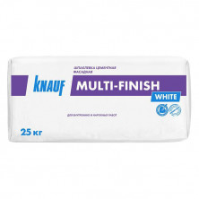 Шпатлевка цементная фасадная Knauf Мульти-финиш серая 25 кг