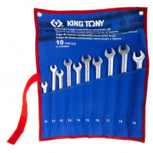 Набор комбинированных удлиненных ключей King Tony 12A0MRN 10-19 мм 10 предметов