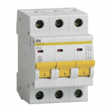 Автоматический выключатель IEK ВА 47-29 10А 3P 4,5 кА
