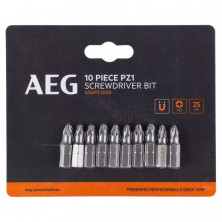 Бита AEG ASDPZ12510 4932479523 РZ1 25 мм 10 шт