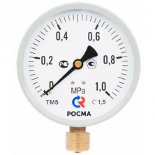 Манометр радиальный Росма ТМ-510Р.00 М2 00000010525 Дк 100мм 0-0,4 МПа М20х1,5