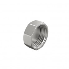 Заглушка латунь никель Ду 15 (1/2") ВР LD LD.67.504.15