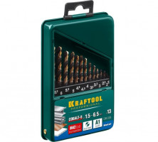 Набор сверл по металлу Kraftool Cobalt 29656-H13 HSS-Co 1,5-6,5 мм 13 шт.