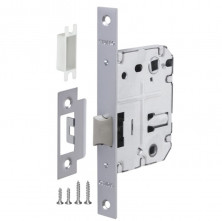 Защелка врезная Fuaro Plastic P72-50 45443 SSC сатинированный хром