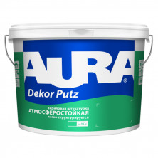 Штукатурка декоративная Aura Dekor Putz Шуба 1,5 мм белая 25 кг