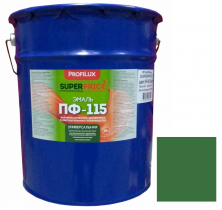 Эмаль Profilux Superprice ПФ-115 зеленая глянцевая 20 кг