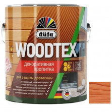 Пропитка декоративная для защиты древесины Dufa Woodtex алкидная рябина 3 л