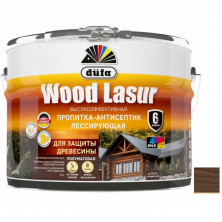 Пропитка лессирующая для защиты древесины Dufa Wood Lazur палисандр 9 л