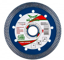 Диск алмазный MD-Stars Turbo Supreme TSPRM12522 125х1,1х10х22,23 мм