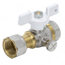 Кран для манометра трехходовой Aquasfera Standard 1124-03 Ду 15 Ру40 ВР G1/2 дюйма-М20х1,5