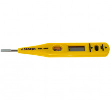 Тестер напряжения Stayer Master Max Electro 45290 цифровой со световым индикатором 12-220В 125мм