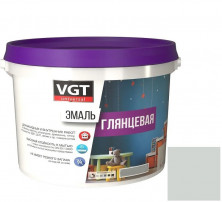 Эмаль универсальная VGT глянцевая Ral 7035 дымчато-серая 2,5 кг
