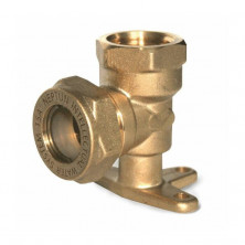 Водорозетка латунь EasyFix IWS Ду 15х1/2" обжим/ВР для нержавеющих труб STAHLMANN (Neptun)