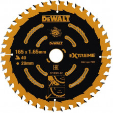 Диск пильный по дереву Dewalt Extreme DT1948-QZ 165х20х1,65 мм