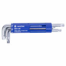 Набор ключей Мастак 0641-8HB Torx Т10H-Т50H длинные 8 шт