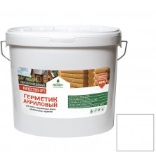 Герметик акриловый межшовный Prosept для деревянных конструкций белый 15 кг  